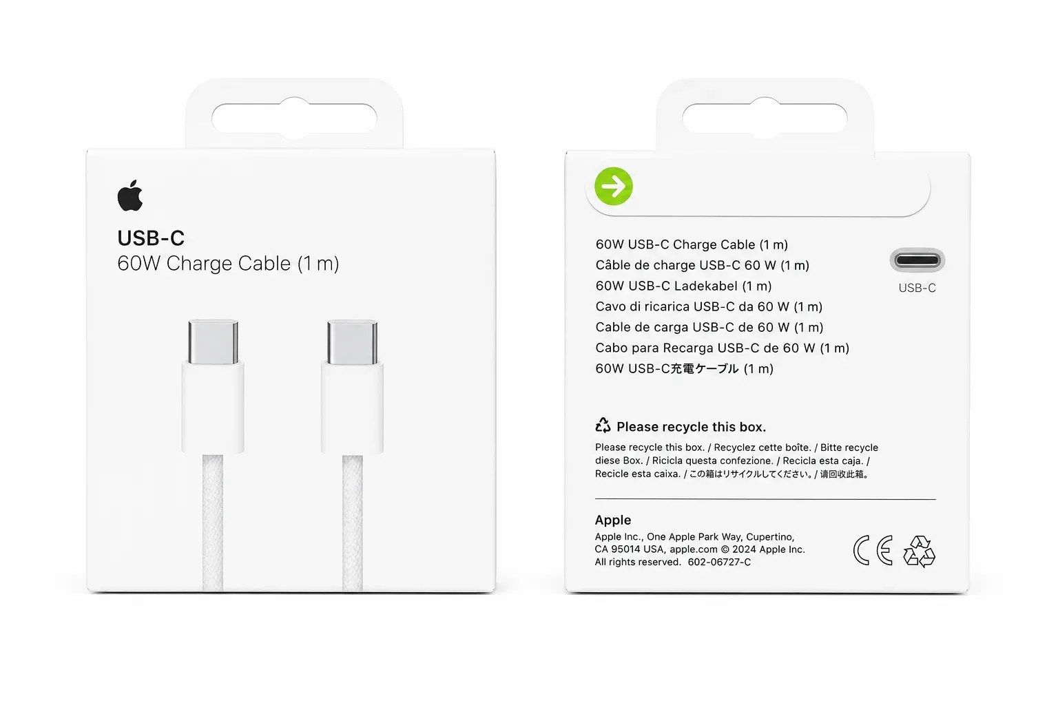 APPLE cable USB-C to USB-C